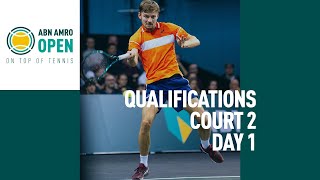 ABN AMRO Open 2024  Qualifying Court 2  Day 1 [upl. by Etac]