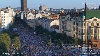 Protest protiv kopanja Litijuma u Beogradu 10824 quotRio Tinto marš iz Srbije beograd srbija [upl. by Nashom]