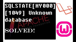 SQLSTATEHY000 1049 Unknown database [upl. by Annibo]