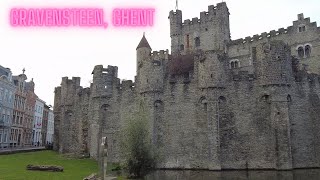 Gravensteen Ghent  4K Exterior Tour of this Impressive Medieval Castle [upl. by Drallim]