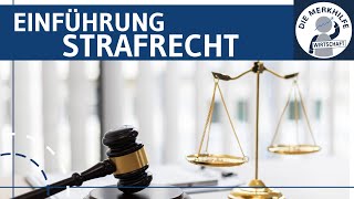 Einführung ins Strafrecht  materiell amp formell Strafzweck amp Beispiel  Grundlagen Wirtschaftsrecht [upl. by Vaasta]