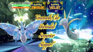 Venomoth SOLO 7 Star Mightiest Mark Serperior Raid  Pokémon Scarlet amp Violet [upl. by Adiaroz]