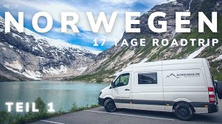 NORWEGEN mit dem WOHNMOBIL  Teil 1 [upl. by Eppilihp]