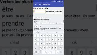 Application Android Le Conjugueur [upl. by Odnomar]