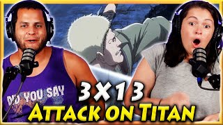 Attack on Titan 3x13 Reaction [upl. by Aerdied858]