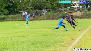 DACOSTA CUP 2024 LACOVIA vs MUNRO COLLEGE 1st half action11092024 [upl. by Malloy]