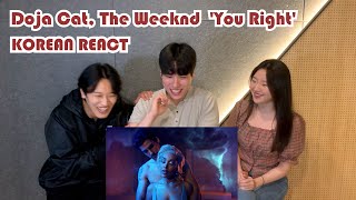 Korean React To Doja Cat You Right MV 🌌🌌 [upl. by Opportuna173]