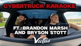 Bryson Stott and Brandon Marsh Do Cybertruck Karaoke  Victus Sports [upl. by Celestina]