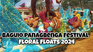 Baguio Panagbenga Festival Floral Floats 2024 panagbenga2024 festival floweringplants [upl. by Airotcivairam]