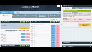 Betfair 18 Lucro  Chelsea x Tottenham [upl. by Anyek]