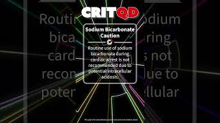 Sodium Bicarbonate Caution [upl. by Smith]