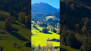 📍Saanen is a hidden gem where rolling green hills meet snowcapped peaks travel shorts [upl. by Prober972]