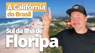 MELHORES Praias e Restaurantes  Como é o Sul da Ilha de Floripa floripa [upl. by Isla]