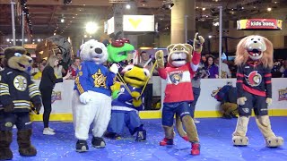 Mascot Skills Competition  2024 NHL Mascot Showdown  NHL AllStar Weekend  Toronto [upl. by Ardeth]