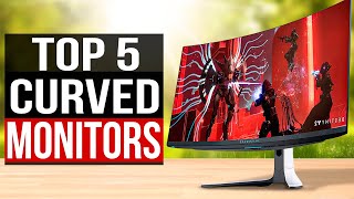 TOP 5 Best Curved Monitor 2023 [upl. by Anatniuq]