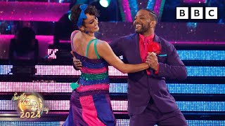 JB Gill and Lauren Oakley Quickstep to Never Gonna Give You Up by Rick Astley ✨ BBC Strictly 2024 [upl. by Ahto]