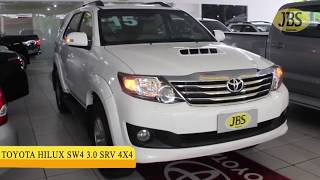 JBS Veículos  HILUX SW4 30 SRV 4X4 16V TURBO INTERCOOLER DIESEL 4P AUTOMÁTICO 2015 VENDIDO [upl. by Shererd38]