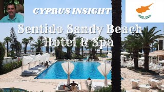 Sentido Sandy Beach Hotel amp Spa Larnaca Cyprus  A Tour Around [upl. by Delogu724]