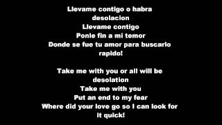 Romeo Santos  Llevame Contigo Lyrics SpanishEnglish [upl. by Netsryk440]