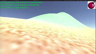 Unity3D terrain damage by grenade [upl. by Tehc498]