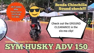 Test Ride Husky ADV 150 [upl. by Talmud]