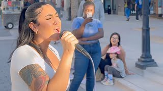 Queen Naija Sings Whitney Houston  The Greatest Love of All  Santa Monica [upl. by Leahcimnaes]