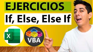 Curso de Macros Excel Ejercicios con la Instrucción If Else ElseIf de VBA [upl. by Almeria]