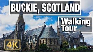 4K City Walks Buckie Scotland Virtual Walking treadmill video and Tour for Treadmill walks [upl. by Nate739]