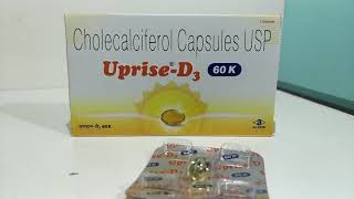 Uprise D3 60k capsule vitamin D3 60k hindi me [upl. by Epilif]