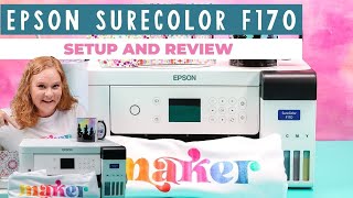 Epson SureColor F170 Setup and Review Sublimation Printer [upl. by Yelehsa]