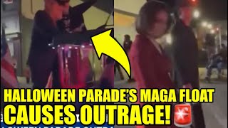 A Scandal Just ERUPTED In Over THIS MAGA Halloween Float [upl. by Ecnaralc]