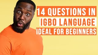 Igbo Phrases  14 Questions in Igbo Language  Ideal for Beginners  Learn Igbo [upl. by Noach]