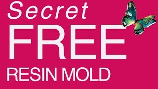 Secret FREE Resin Mold for jewelry and decor  by littlewindowscom [upl. by Ronoel]