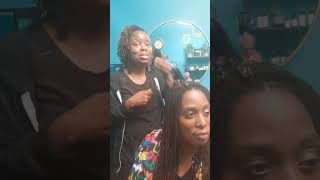 How often should you retie🤔 microlocs interlocks sisterlocks locs [upl. by Mandi]