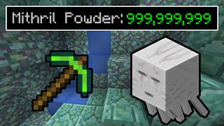 Hypixel Skyblock  The FASTEST way to get MITHRIL POWDER [upl. by Eddie725]