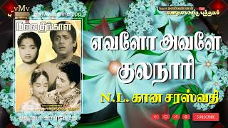 Evalo avale kulanaariNLGNALLA THANGAL 1955Tamil Movie SongsvMv [upl. by Chrisse536]