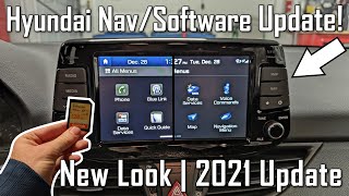 How To Update Hyundai Navigation and Software for Free  Hyundai MapCare [upl. by Aicemat]