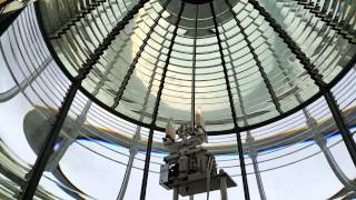 Sneaky Peek inside Yaquina Head Lighthouse Lens [upl. by Ahsiyn]