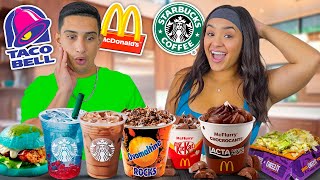 TRYING NEW SUMMER ITEMS FROM FAST FOOD RESTAURANTS [upl. by Bethany]