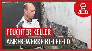 Keller abdichten von innen  Schutz der AnkerWerke in Bielefeld vor Feuchte [upl. by Lennie]