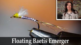 Floating Baetis Emerger  Dandy Reiner Fly Tying For Trout Tutorial [upl. by Loughlin]