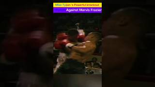 Mike Tyson VS Marvis Frazier Knockout Highlights miketyson knockouts boxing [upl. by Yellat]