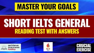 IELTS Short General Reading Practice Test 90 With Answers [upl. by Krusche]