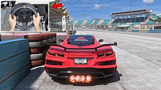 Corvette C8 Z06  Forza Horizon 5  Thrustmaster TX gameplay [upl. by Yelwar]