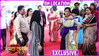 Mangal Lakshmi On Location Mangal Ne Bacchyai Dhruv Ki Jaan Parents Ne Kaha Mangal Ko Hero [upl. by Sager]