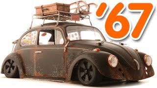 My low amp rusty 67 VW Beetle Tamiya M06 [upl. by Boeschen]