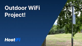 Large Outdoor WiFi Project Powered with HostiFi [upl. by Bail]