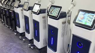 808nm Diode Laser Hair Removal Machine 755 1064 808 Epilator Lazer System Hair Removal Machine [upl. by Elsey]