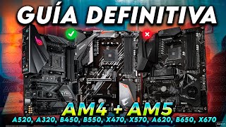 ✅Cómo ELEGIR la MEJOR PLACA BASE para AMD RYZEN 🔎GUÍA de MOTHERBOARD AM4 y AM5 [upl. by Quincy]