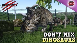 DONT MIX DINOSAUR SPECIES  MESOZOICA EP2 [upl. by Bax826]